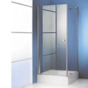 Ensemble Parois de douche Porte pivotante + panneau latéral Modèle 501 design Pure de Huppe
