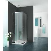 Paroi de douche à accès d'angle Rothalux gamme Equi 80/120X190