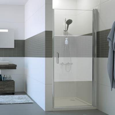 Paroi de douche à 1 porte battante  Modèle Classics2 de Hüppe 76.5-79.5x200