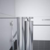 Paroi de douche à 1 porte battante  Modèle Classics2 de Hüppe 76.5-79.5x200