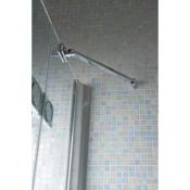 Ensemble Parois de douche Porte pivotante + panneau latéral Modèle ZENITH de Samo