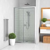 Paroi de douche à 1 panneau coulissant sur 1 fixe Modèle EQUI de ROTHALUX