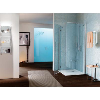Ensemble Parois de douche Porte pivotante + panneau latéral Modèle ZENITH de Samo