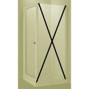 Paroi de douche à 1 porte pivotante  Gamme Alutrade de Novellini