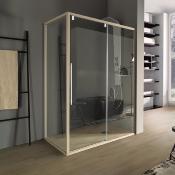 Paroi de douche à 1 porte coulissante 97-101x200 Modèle Acrux de Samo