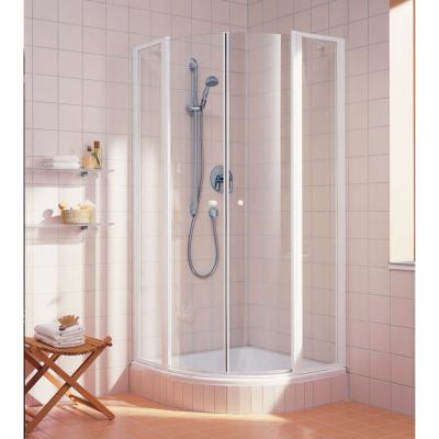 Paroi de douche 1/4 de cercle à 2 portes battantes , Modèle CADA P53 de Rothalux.