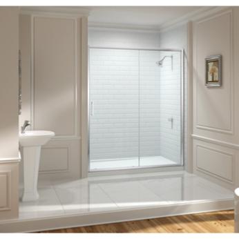 Paroi de douche 1 porte coulissante sur 1 fixe 135-139x195,  Séries 8 de  Merlyn showering