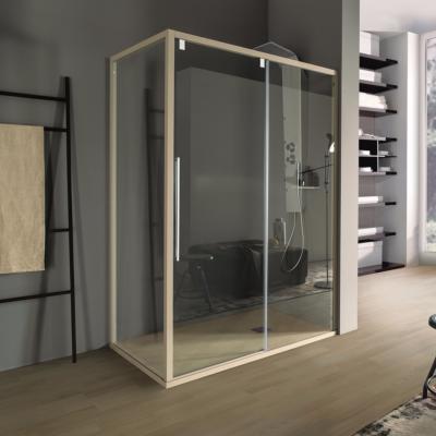 Paroi de douche à 1 porte coulissante 137-141x200 Modèle Acrux de Samo