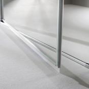 Paroi de douche à 1 porte battante  Modèle Classics2 de Hüppe 76.5-79.5x200