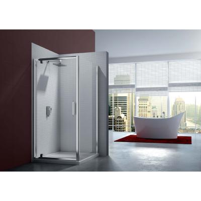 Parois de douche Porte pivotante + panneau latéral Modèle 6 Series de Merlyn ionic 80x80